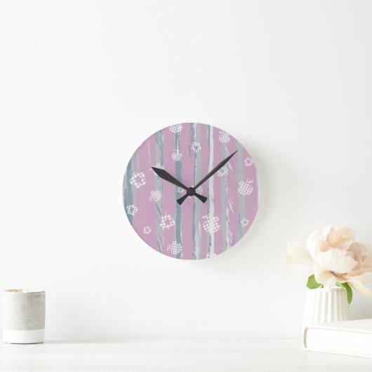 Wall Clock – Gingham Orchard Ronde Klok (Huis)