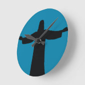 Wall Clock  jesus christ  Ronde Klok (Hoek)