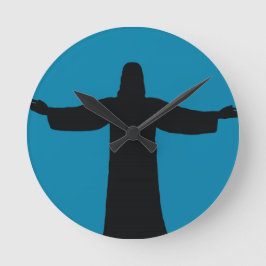 Wall Clock  jesus christ  Ronde Klok