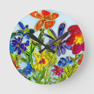 Wall Clock Kantoor Kitchen Lovitude Springtime Ronde Klok