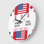 Wall Clock Opening & Final Match 2026 MX-US-CA Grote Klok (Hoek)
