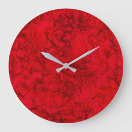 Wall Clock Red Sun Grote Klok