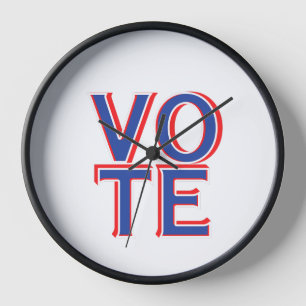 Wall Clock Stemming Politieke campagne Merchandise