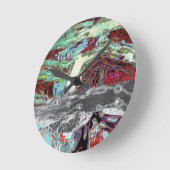 Wall Clock – Strata Pulse Ronde Klok (Hoek)