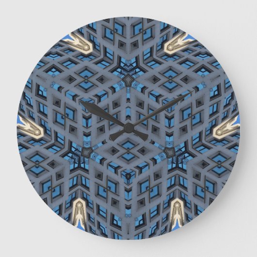 Wall Clock THE KALEIDOSCOPE OF LIFE Grote Klok (Voorkant)