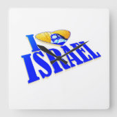 Wall Clock Vierkante Klok (Voorkant)