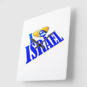 Wall Clock Vierkante Klok (Hoek)