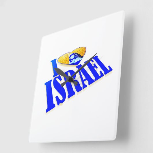 Wall Clock Vierkante Klok (Hoek)