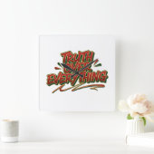 Wall Clock Vierkante Klok (Huis)