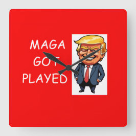 Wall Clock Vierkante Klok