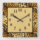 Wall Clock Vierkante Klok (Voorkant)