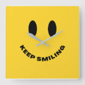 Wall Clock Vierkante Klok (Voorkant)