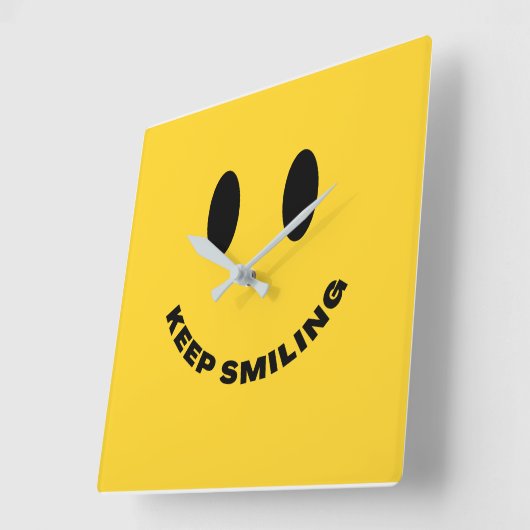 Wall Clock Vierkante Klok (Hoek)