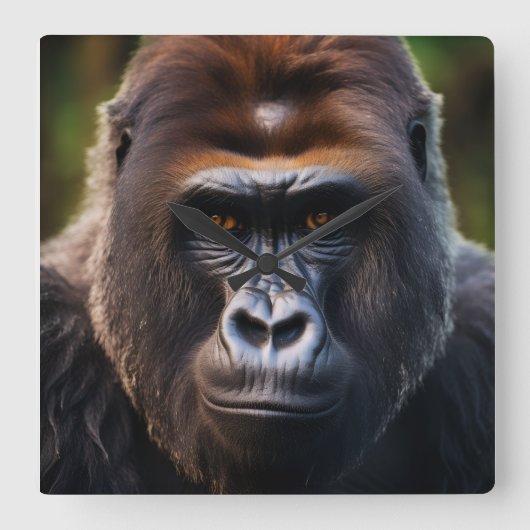 Wall clock vierkante klok (Voorkant)