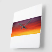 Wall Clock Vierkante Klok (Hoek)