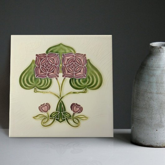 Wall Decor Art  Antiek Peranakan C Tegeltje