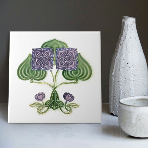 Wall Decor Art  Antiek Peranakan Tegeltje