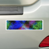 Wall Graffiti Bumpersticker (Op auto)