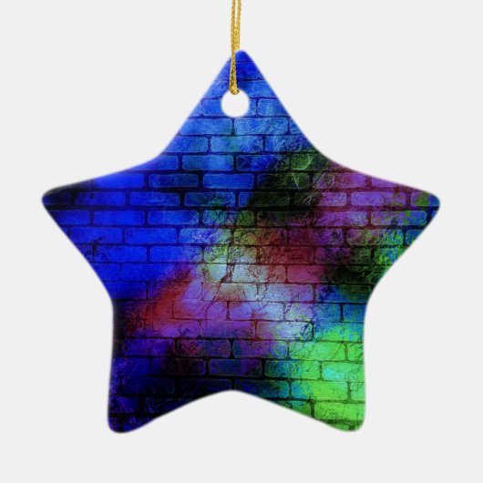 Wall Graffiti Keramisch Ornament (Voorkant)