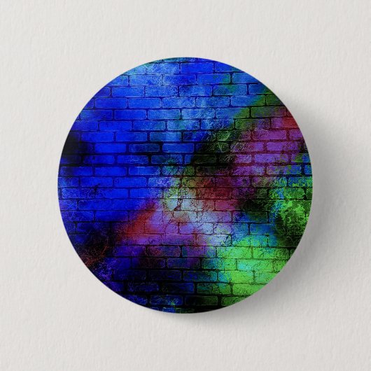 Wall Graffiti Ronde Button 5,7 Cm (Voorkant)