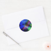 Wall Graffiti Ronde Sticker (Envelop)