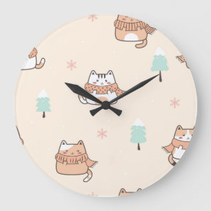 WALL KITTY KAT HORLOGE