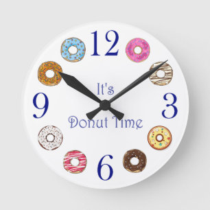 Wall klok - Het is Donut Time