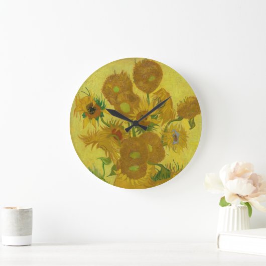 Wall klok met Van Gogh's zonnebloemen (Huis)