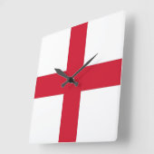 Wall klok met vlag Engeland (Hoek)