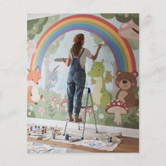 Wall Mural painter Flyer (Achterkant)