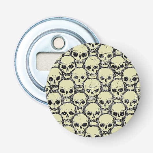 Wall o’ Skulls Button Flesopener (Voorkant)