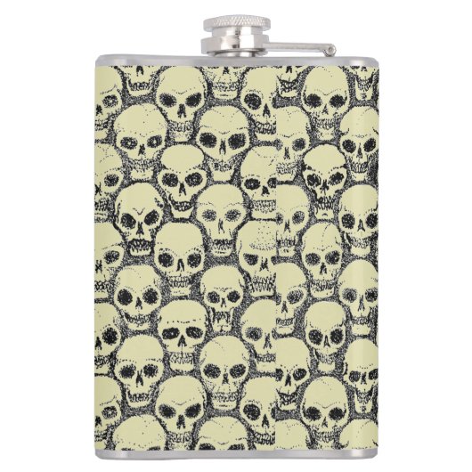 Wall o’ Skulls Heupfles (Achterkant)