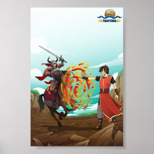 Wall of Fire - TAOFEWA Manga / Anime Poster