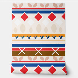 Wall Paper - Teepee Colourful Design Behang