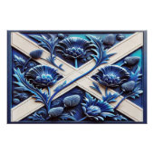 Wall poster met Scottish Thistles Design Perfect Poster (Voorkant)