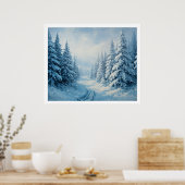 Wall Poster – Tranquil Nature-Inspired Home (Cuisine)