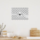 Wall Prism Eye Poster (Keuken)
