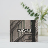 Wall St New York Briefkaart (Staand voorkant)