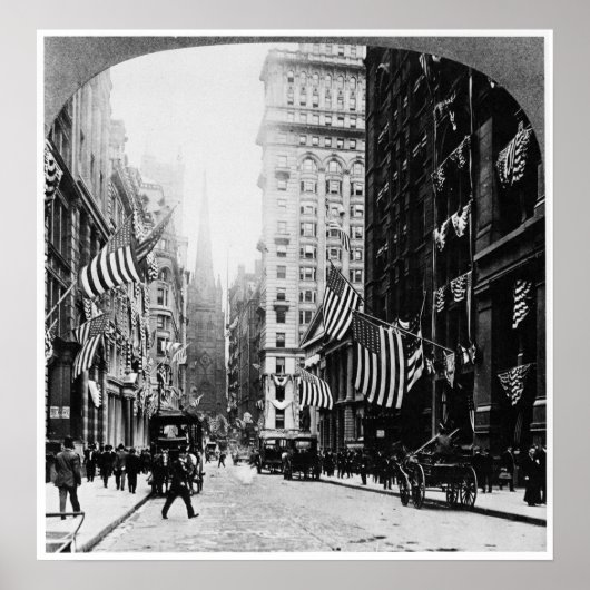 Wall Street 1900 Poster (Voorkant)