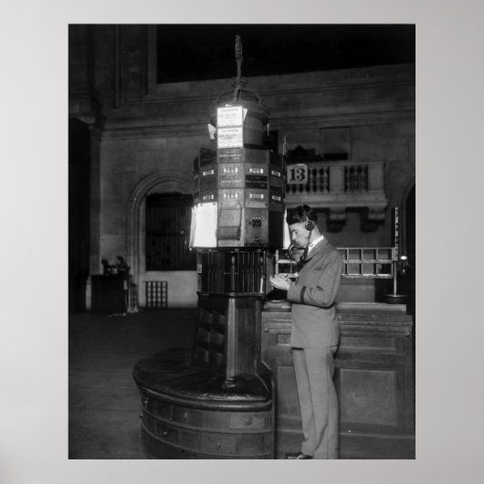 Wall Street 1928 Poster (Voorkant)