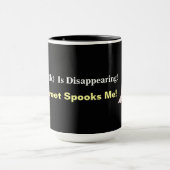 Wall Street 401 (k) Drôle Halloween Mug (Centre)