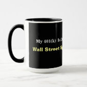 Wall Street 401 (k) Grappige Halloween Mok (Links)