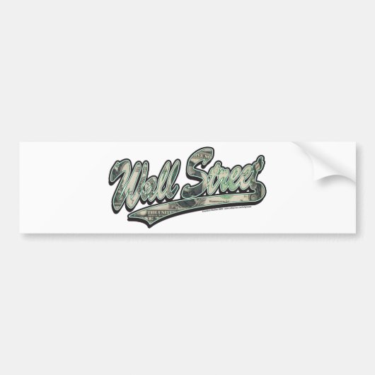 Wall Street Baseball Script, High Finance Bumpersticker (Voorkant)