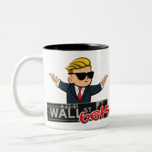 Wall Street Bets Tweekleurige Koffiemok