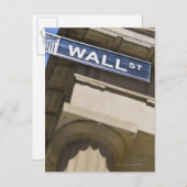 Wall Street Briefkaart (Voorkant / Achterkant)