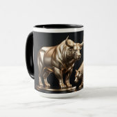 Wall Street Bull et Bear Mug (Devant gauche)