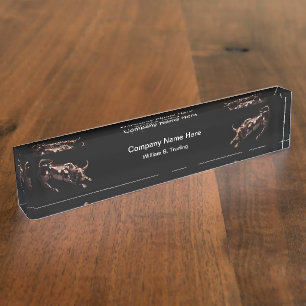 Wall Street Bull Market Stock Broker Naambordje