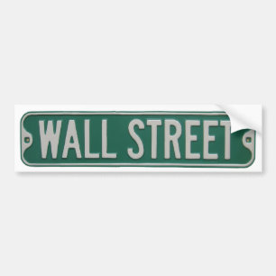 Wall Street bumper sticker