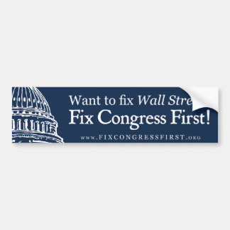 Wall Street Bumpersticker