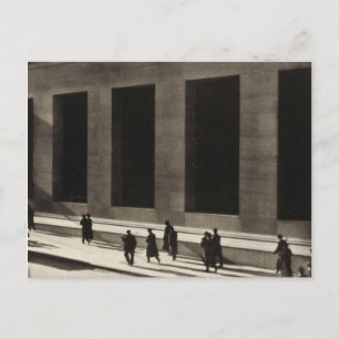 Wall Street (door Paul Strand, 1915) Briefkaart